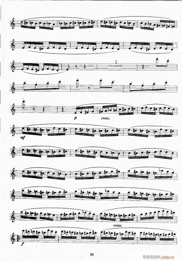 长笛考级教程21-60(笛箫谱)30