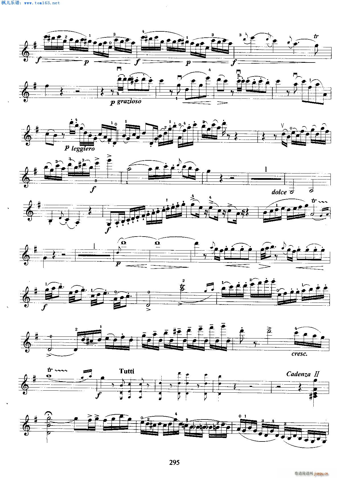 莫扎特第三协奏曲第一乐章 4