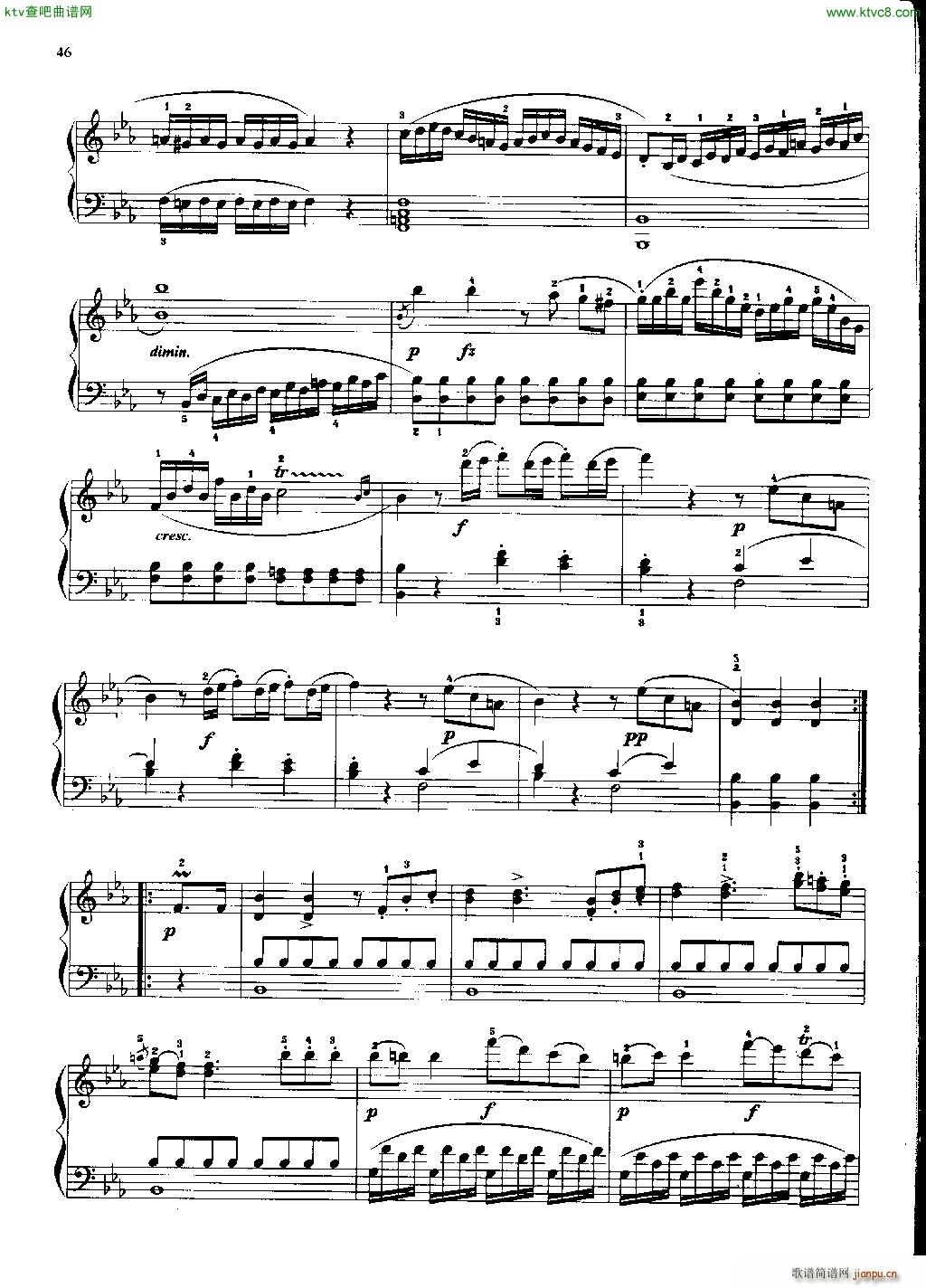 贝多芬小奏鸣曲 六 2