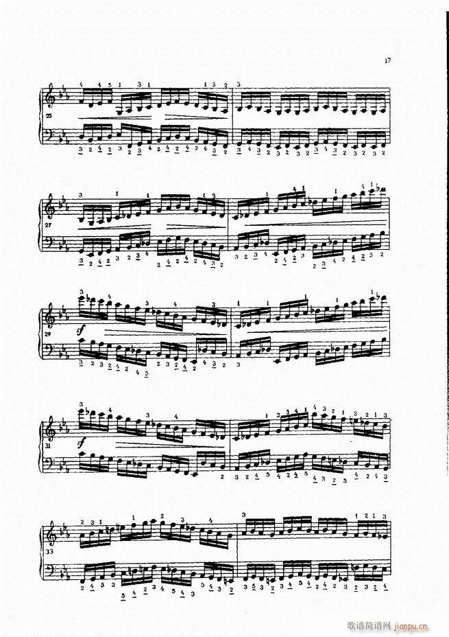 车尔尼手风琴练习曲集 Ⅳ(手风琴谱)17