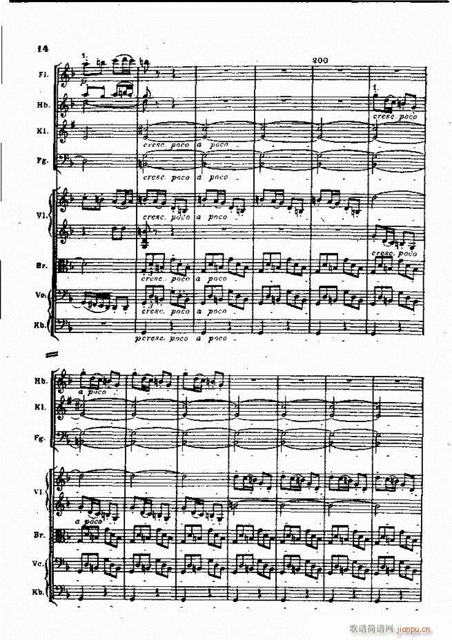 贝多芬 田园交响曲 全部 目录1 60(总谱)30