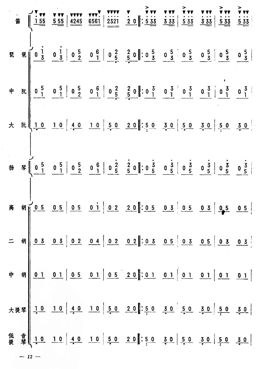 人民的郵遞員12(總譜)1