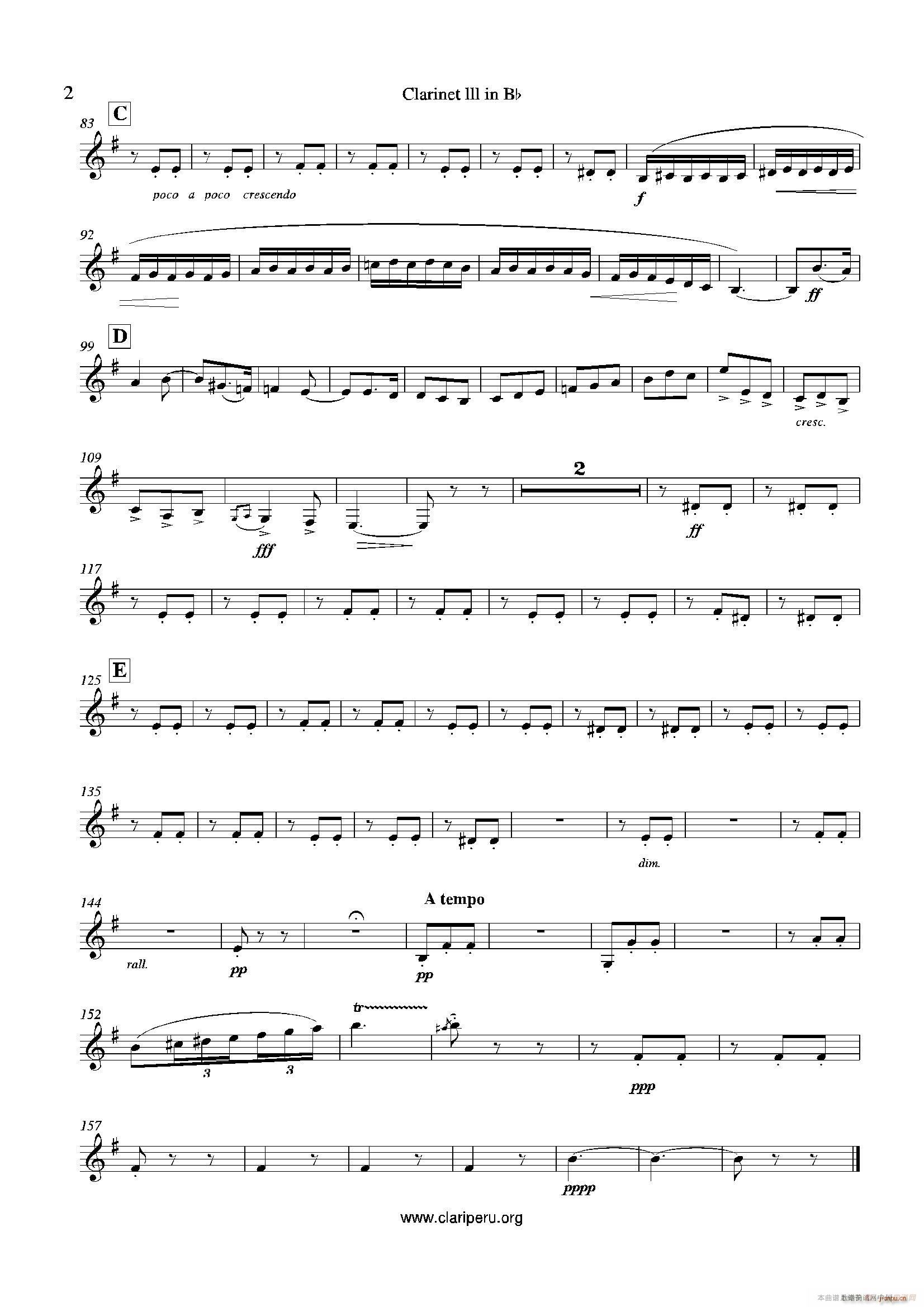 卡门 木管四重奏(总谱)6