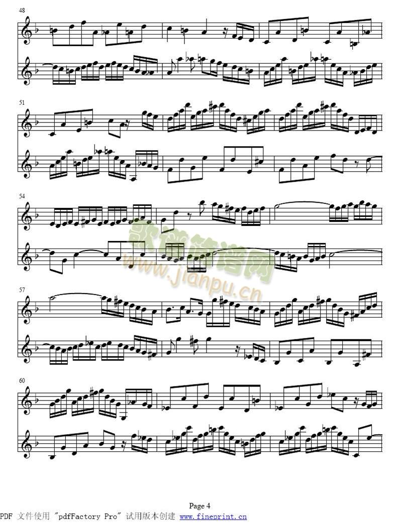 d小调两支小提琴协奏曲1-7 4