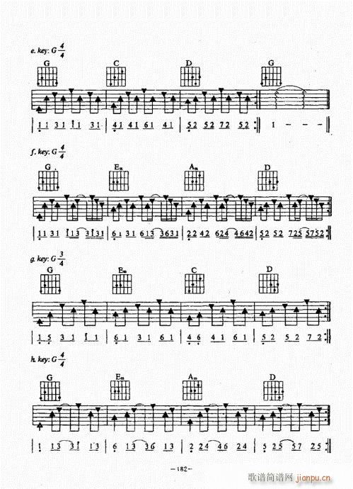 民谣吉他经典教程181-220 2
