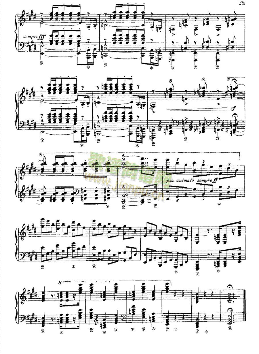波洛涅兹第二首键盘类钢琴(钢琴谱)17