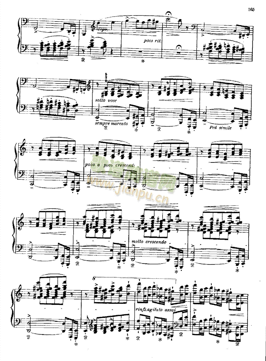 波洛涅兹第二首键盘类钢琴(钢琴谱)7