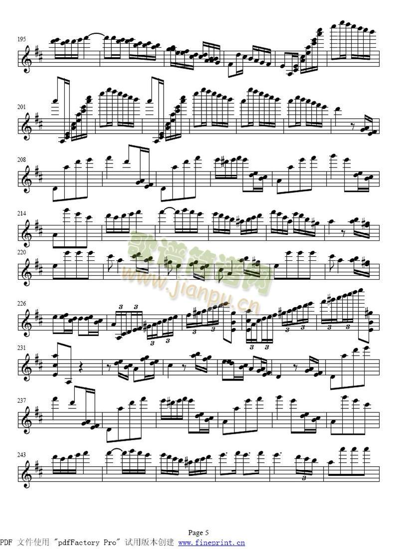 帕格尼尼小提琴协奏曲1-5(其他)5