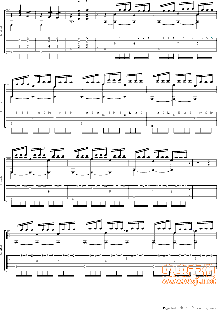 大霍塔舞曲(五字歌谱)16