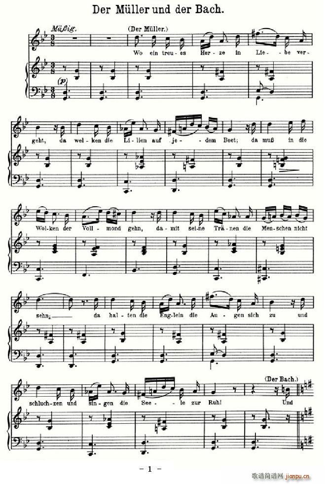 Der Muller und der Bach(十字及以上)1