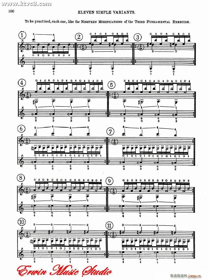 德米特里 康斯坦丁 多尼斯 小提琴三手指基础练习 作品 15 第一(小提琴谱)13