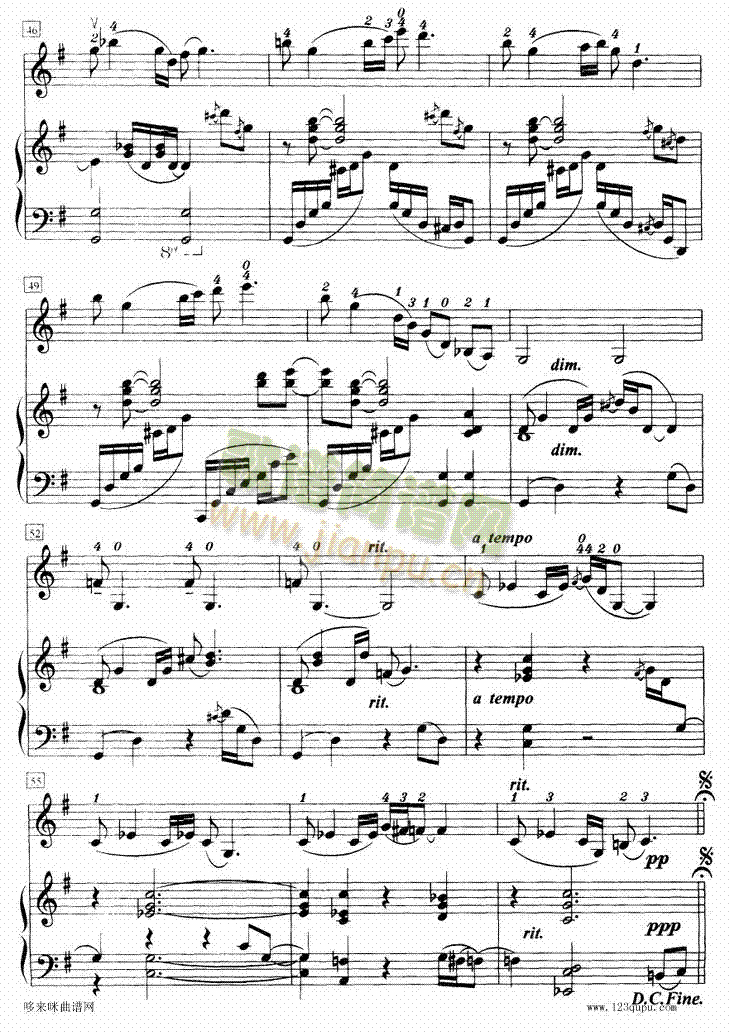 唐老鸭-小提琴钢琴伴奏曲(其他乐谱)5