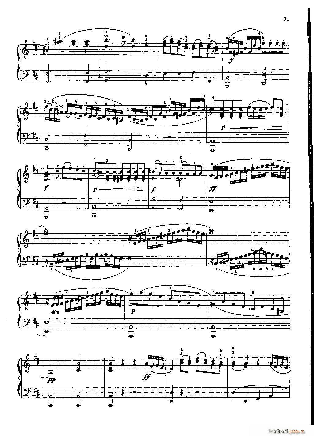 贝多芬小奏鸣曲 五 4