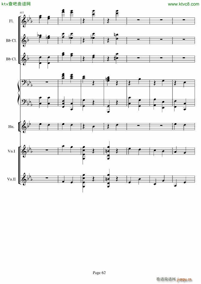 贝多芬的C小调第五命运交响曲(总谱)62
