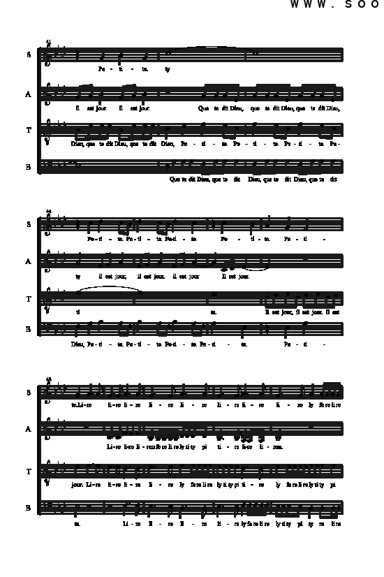 云雀之歌歌曲类合唱谱 4