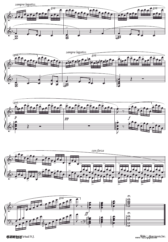 第八练习曲-EtudeOp.10-8-肖邦(钢琴谱)7