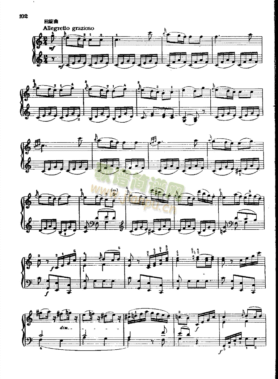 奏鸣曲Nr.309键盘类钢琴(钢琴谱)11