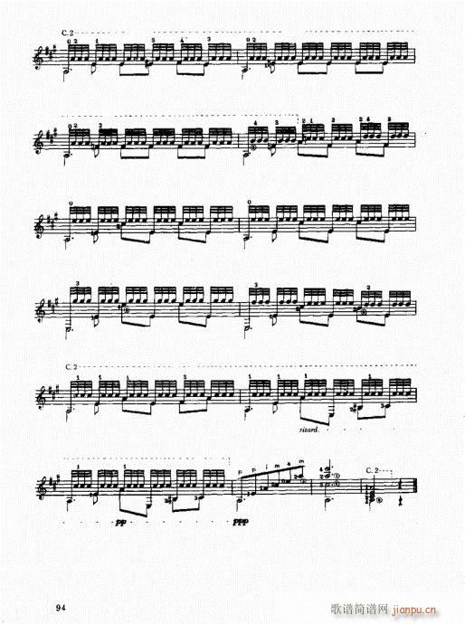 古典吉它演奏教程81-100(十字及以上)14