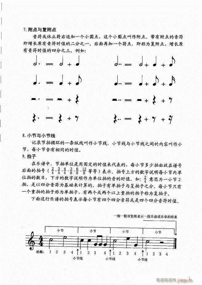 小提琴初级教程(小提琴谱)7