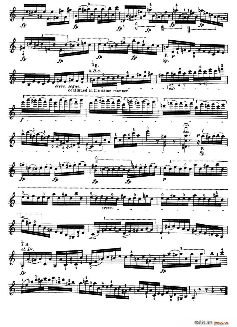24首小提琴练习曲之2 2