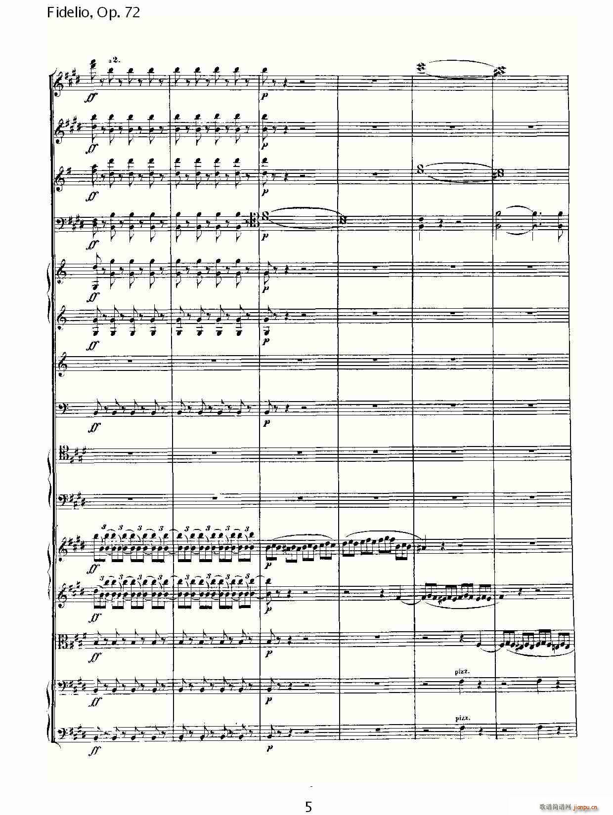 Fidelio，Op.72(十字及以上)5