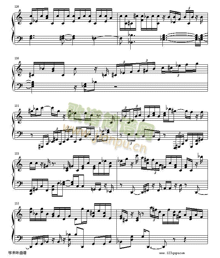 绮想輪旋曲-贝多芬(钢琴谱)16