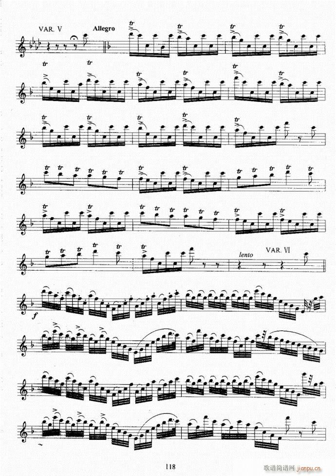 长笛考级教程101-140(笛箫谱)18