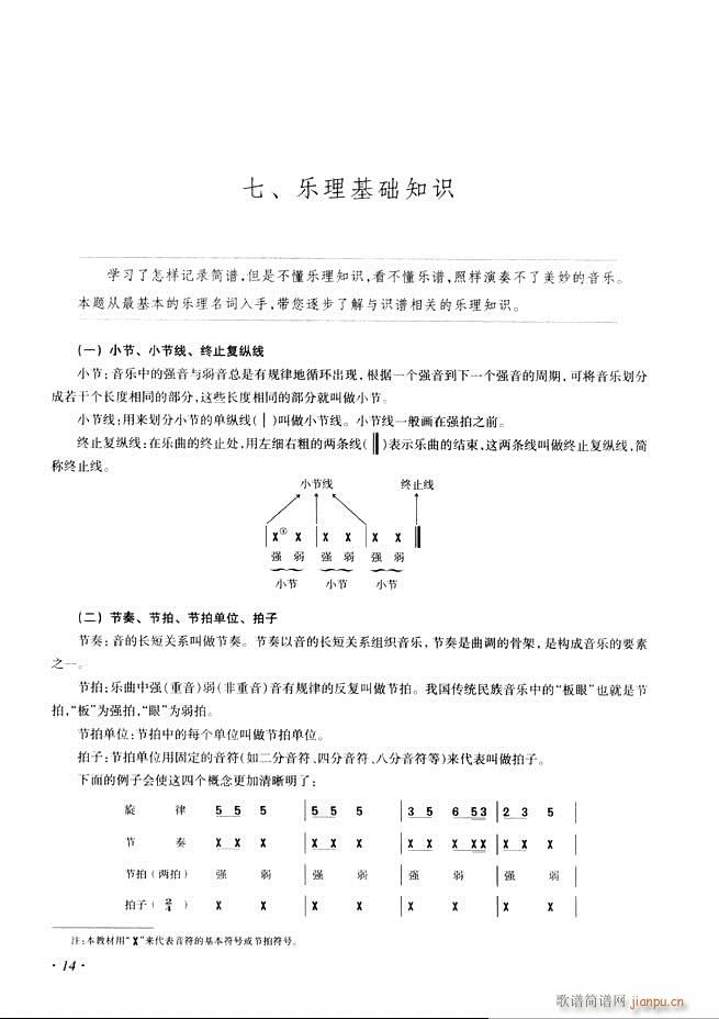 古筝基础教程三十三课目录1 60(古筝扬琴谱)22