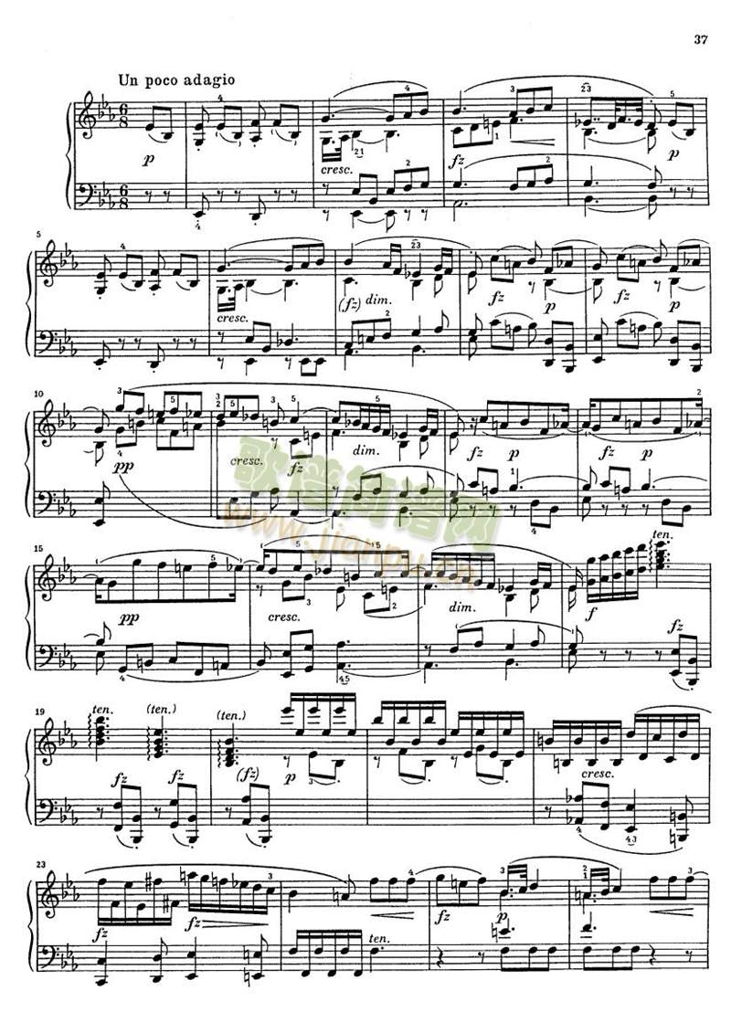 克莱门蒂g小调钢琴奏鸣曲9-16(其他)3