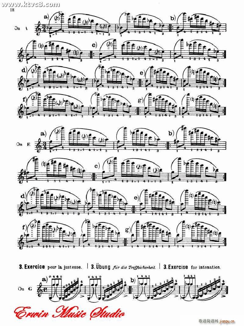 德米特里 康斯坦丁 多尼斯 小提琴技术的演奏艺术1 2(小提琴谱)32