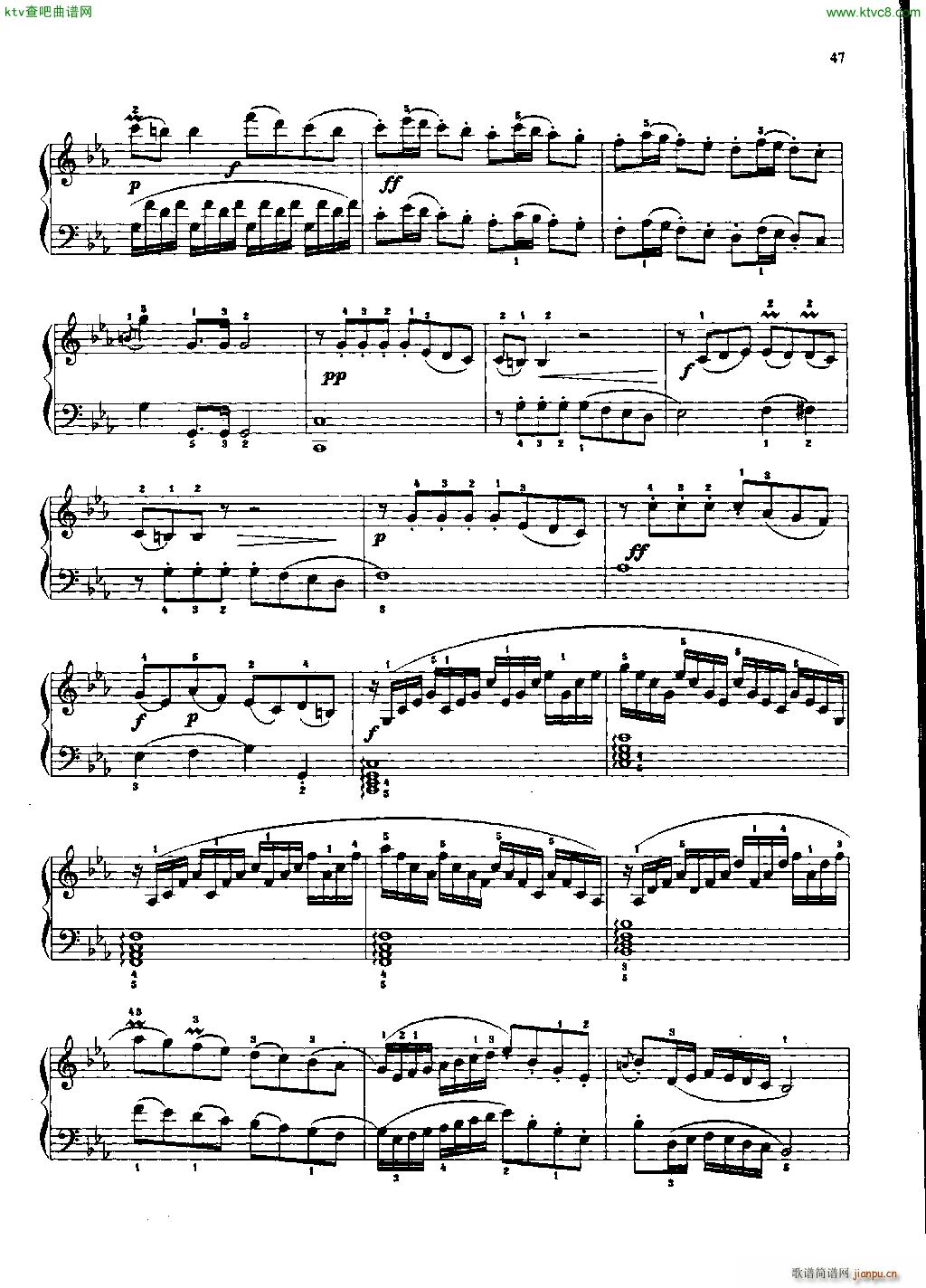 贝多芬小奏鸣曲 六(总谱)3
