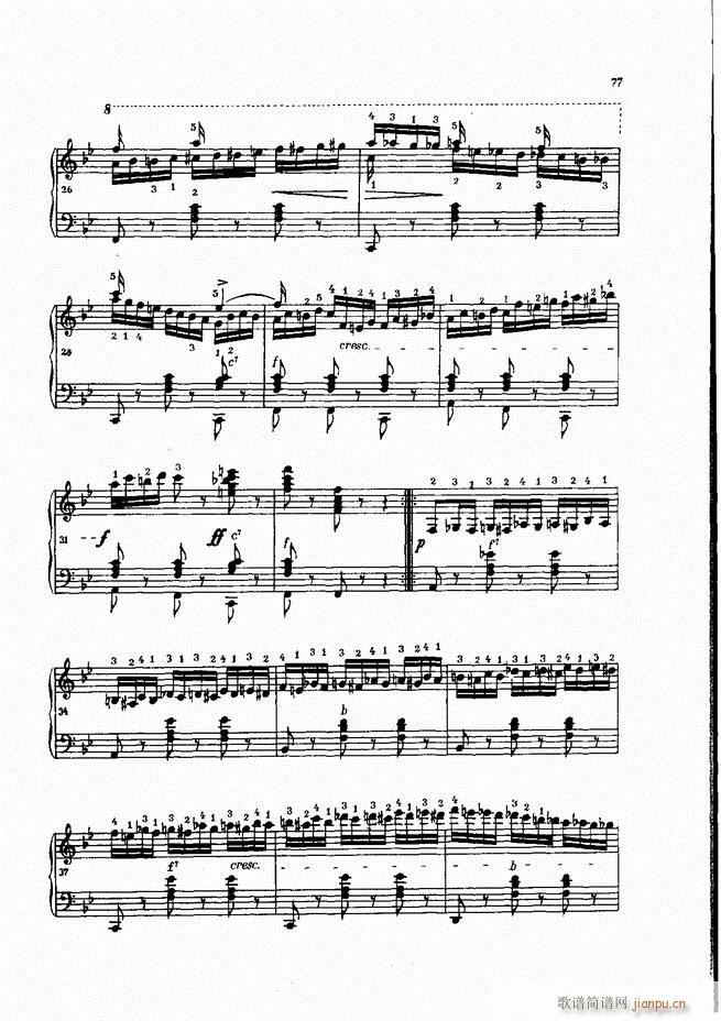 车尔尼手风琴练习曲集 Ⅳ(手风琴谱)57