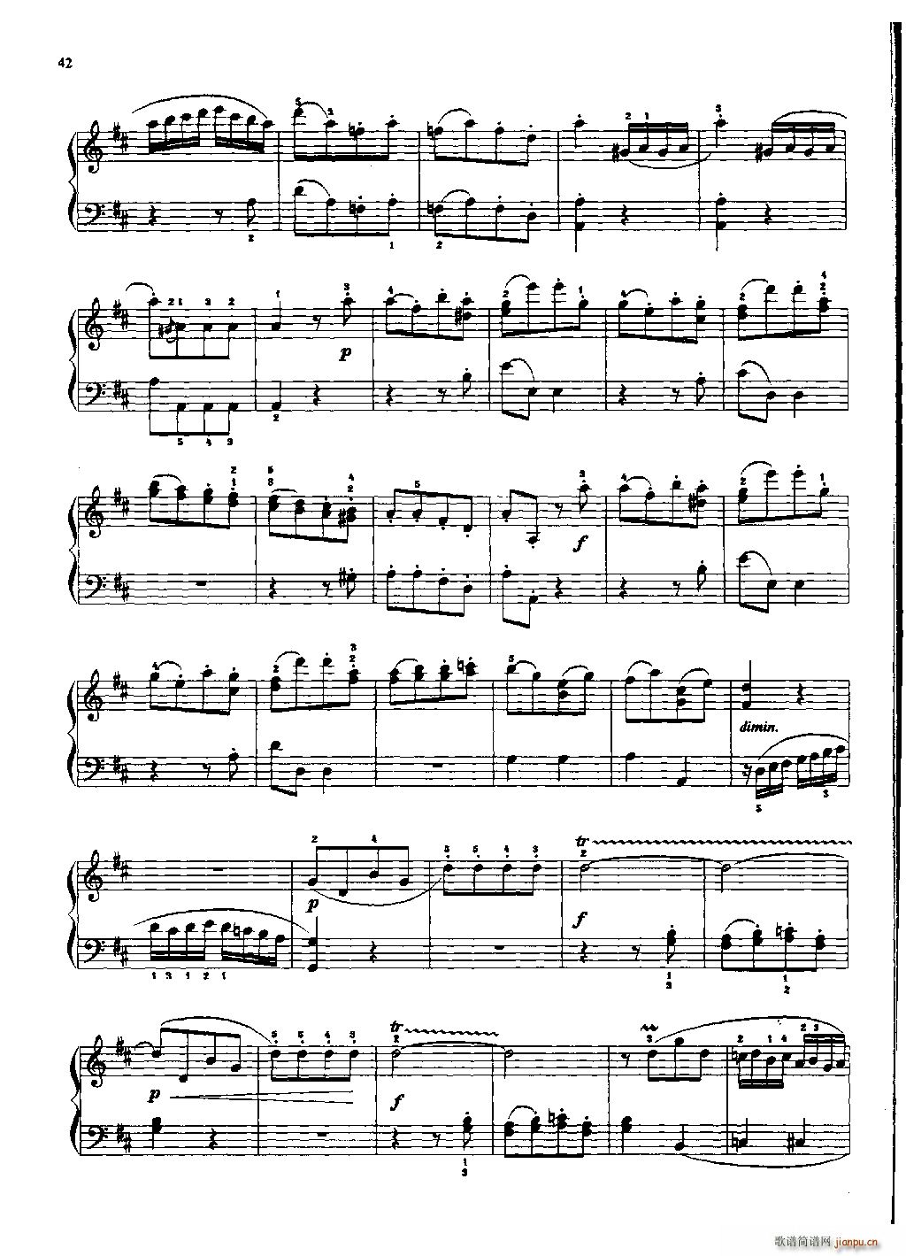 贝多芬小奏鸣曲 五(总谱)15