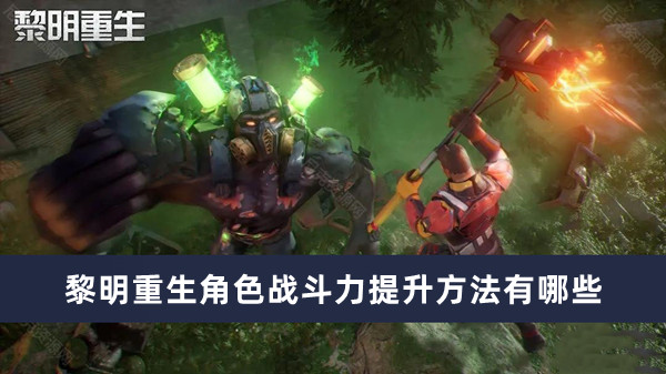 黎明重生角色战斗力提升方法有哪些